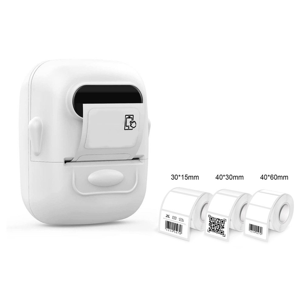 IMMAX digitaalne bluetooth nutikas etiketiprinter + isekleepuvad sildid DTS02 + DTS04