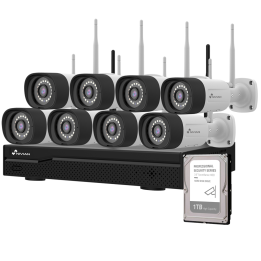 NIVIAN NV-KIT1630W6-8CAM-1TB 16ch NVR komplekts 6MP 1TB