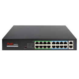 SW1816POE-160-E MARCA BLANCA Managed PoE Switch 11 Ports Gigabit 160W