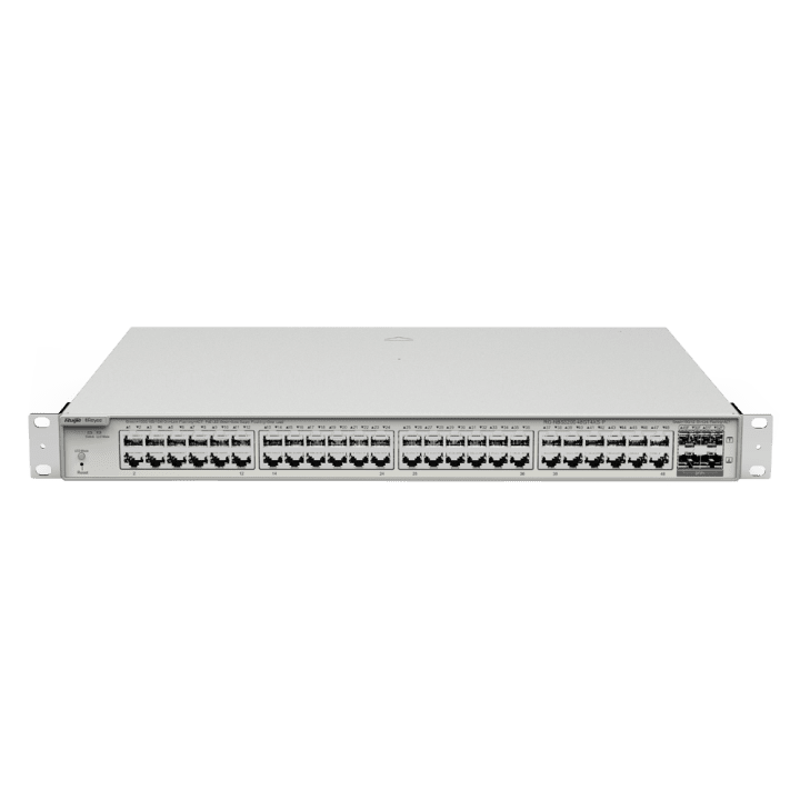 REYEE RG-NBS3200-48GT4XS-P valdomas Gigabit PoE+ jungiklis su 48 PoE+ prievadais ir 4 10G SFP+ uplinks
