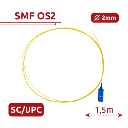 SAFIRE SF-SC-UPC-OS2-0015M-D20-Y 15м SC/UPC OS2 оптоволокно