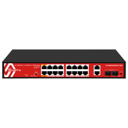 SAFIRE SF-SW2016HIPOE-GF-300 Managed Gigabit PoE Switch, 21 Ports, 300W PoE Budget