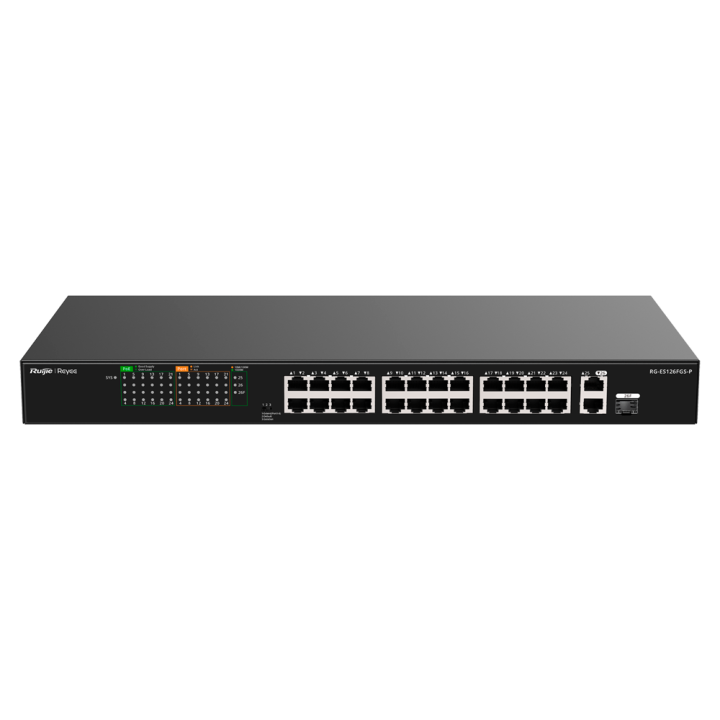 LÜLITI POE RG-ES126FGS-P 24-PORT REYEE