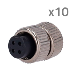 MARCA BLANCA CONM12-FEMALE-SOLDER разъем M12