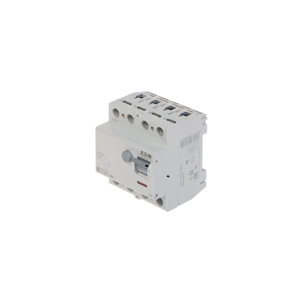 ATLIKUSAS STRAVES Stravas kedes partraucejs HNC-63/4/003 TRIS FAZU, AC-TIPA 30 mA 63 A EATON