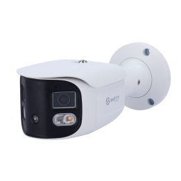 SAFIRE SMART SF-IPB180A-8I1-SL 8MP Bullet IP kamera su PoE, Wi-Fi, dvigubu apšvietimu, 30 m IR, IP66