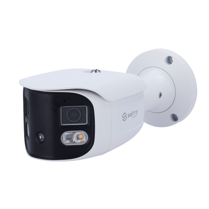 SAFIRE SMART SF-IPB180A-8I1-SL 8MP Bullet IP Camera with PoE, Wi-Fi, IP66, Dual Illumination