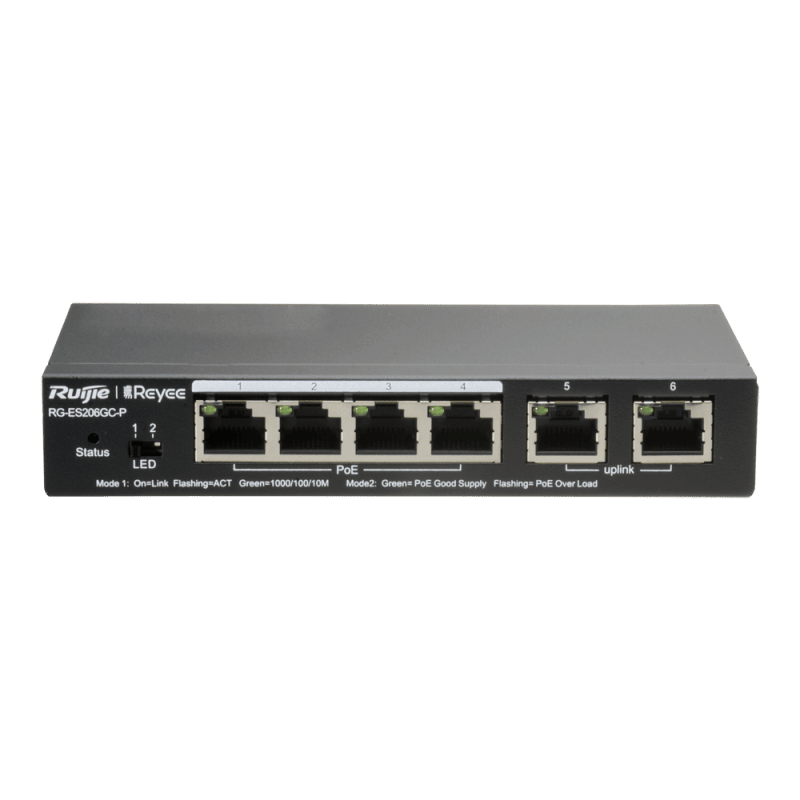 REYEE RG-ES206GC-P 5 portu Gigabit pārvaldīts