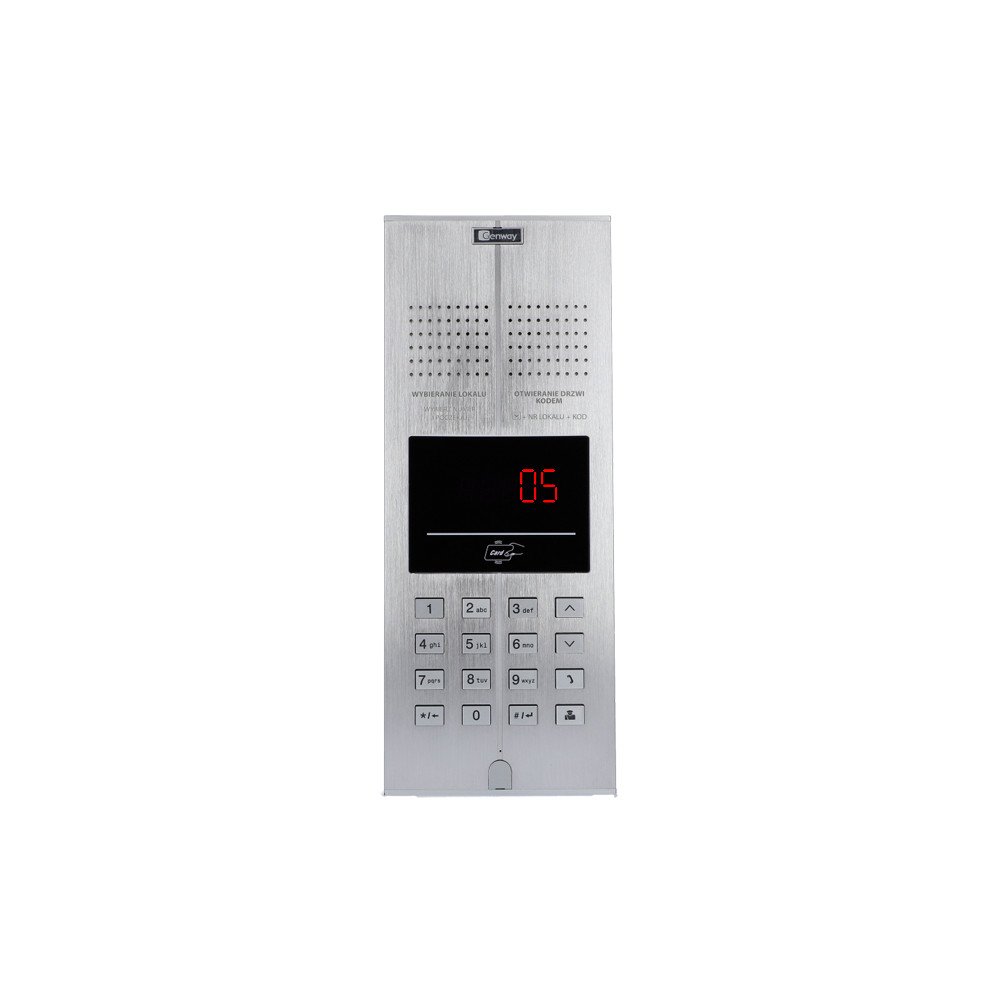 Digital intercom panel Genway WL-03NL V2 card reader Polish announcements