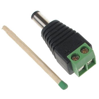 DC plug on the VidiLine cube