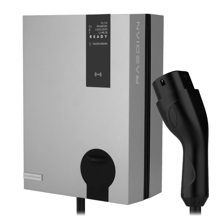 RAEDIAN RD-NEO-7-T75-SILVER 7kW EV lādētājs