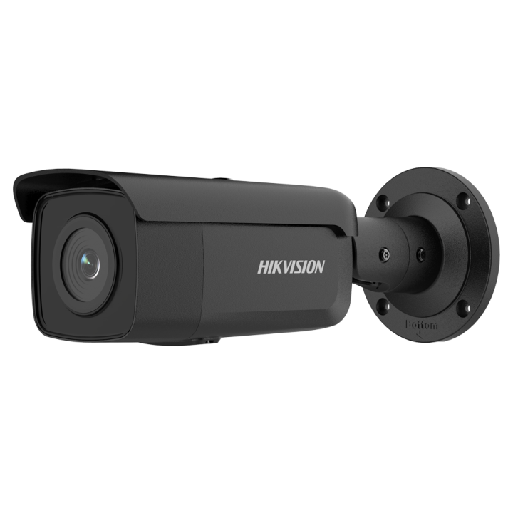 DS-2CD2T46G2-4I(4mm)(C)(BLACK) HIKVISION PRO 4MP Bullet IP Camera with PoE and IR