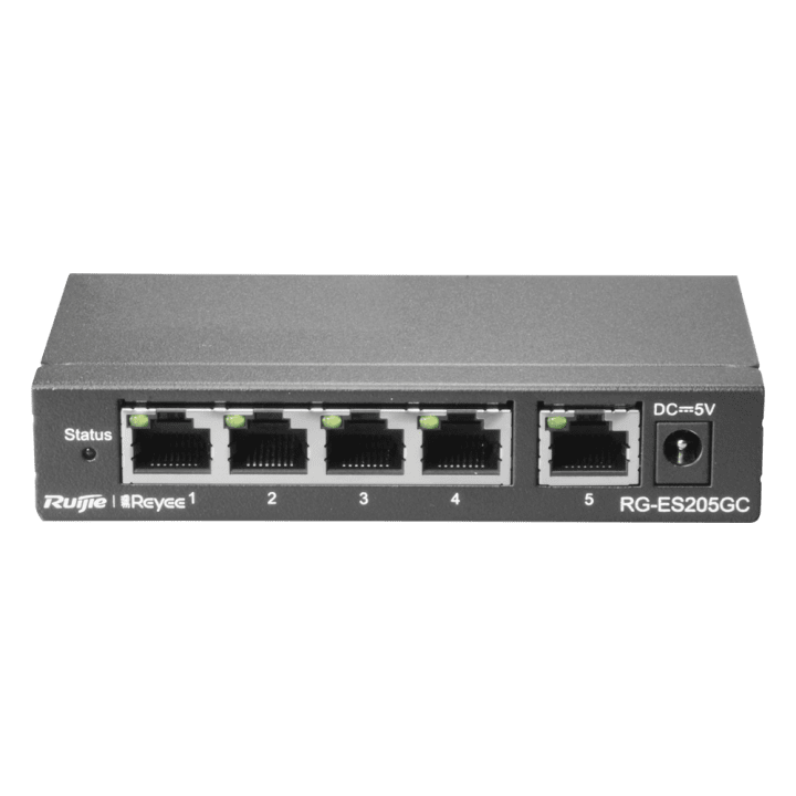 REYEE RG-ES205GC 5 portu Gigabit PoE slēdzis