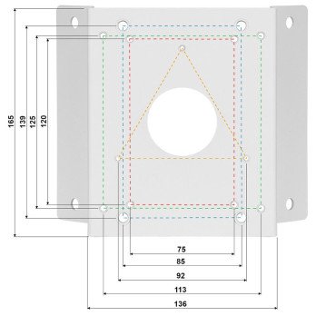 Kulmateline Tiandy TC-H-A35_V5.0 PTZ-kameroihin