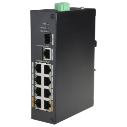 X-SECURITY XS-SW1008POE-96-DIN 5-Port Gigabit Managed PoE+ Switch, 96W PoE Budget, DIN Rail