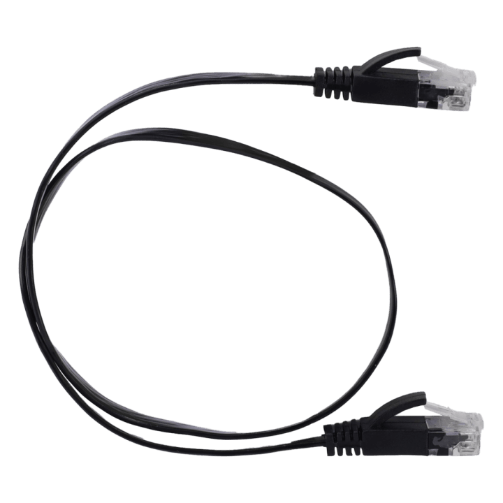 MARCA BLANCA UTP6-05BK-FLAT Cat6 UTP 5м черный