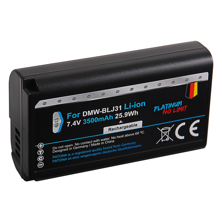 Akumulators Panasonic DMW-BLJ31 3500mAh Li-Ion Platinum DC-S1