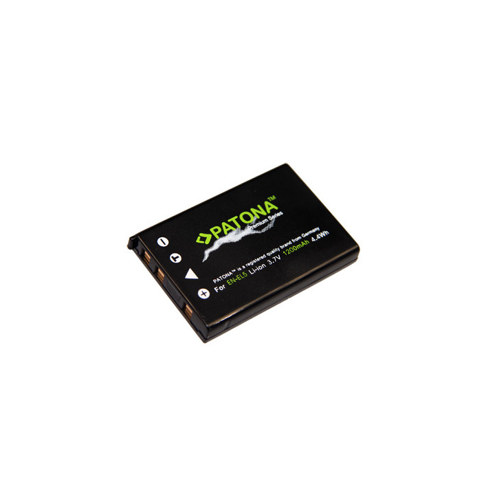 Patona PT1165 Battery Nikon EN-EL5 1200mAh Li-Ion Premium