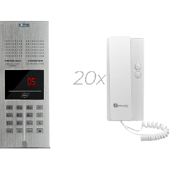 Intercom set 20 family GENWAY WL-03NL-V2 Polish announcements