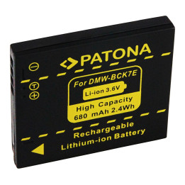 Patona PT1091 Battery for Panasonic DMW-BCK7E 680mAh Li-Ion