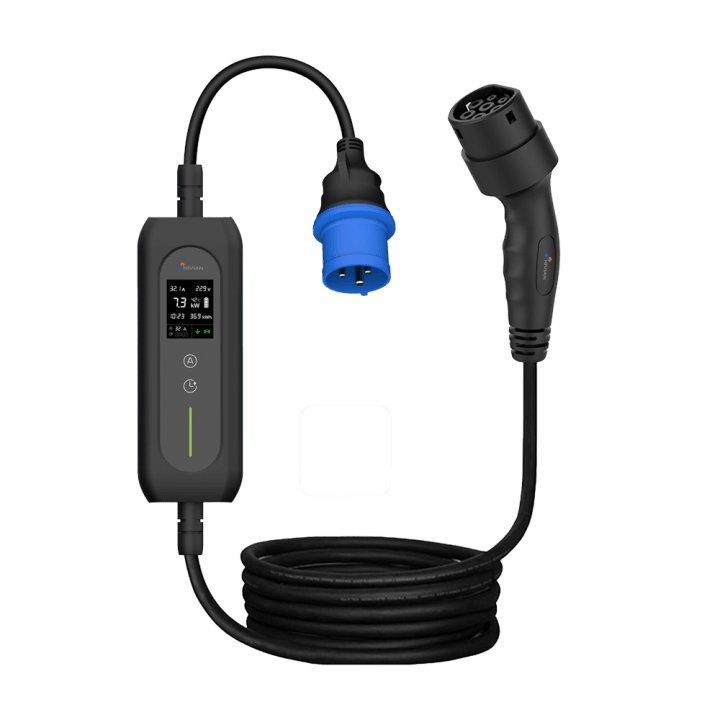 NIVIAN RETAIL NVS-EVCHARGER-7KW-PORTABLE-7500 7kW pārnēsājams EV lādētājs