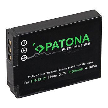 Aku Nikon EN-EL12 1000mAh Li-Ion Premium