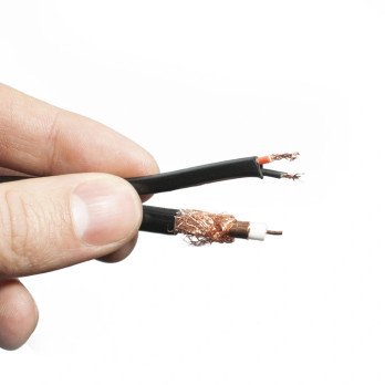 VIDI-KAB-CCTV Cable CCTV cable for AHD CVI TVI cameras up to 8Mpx 4K RG59+2*0.5MM - 100m roll