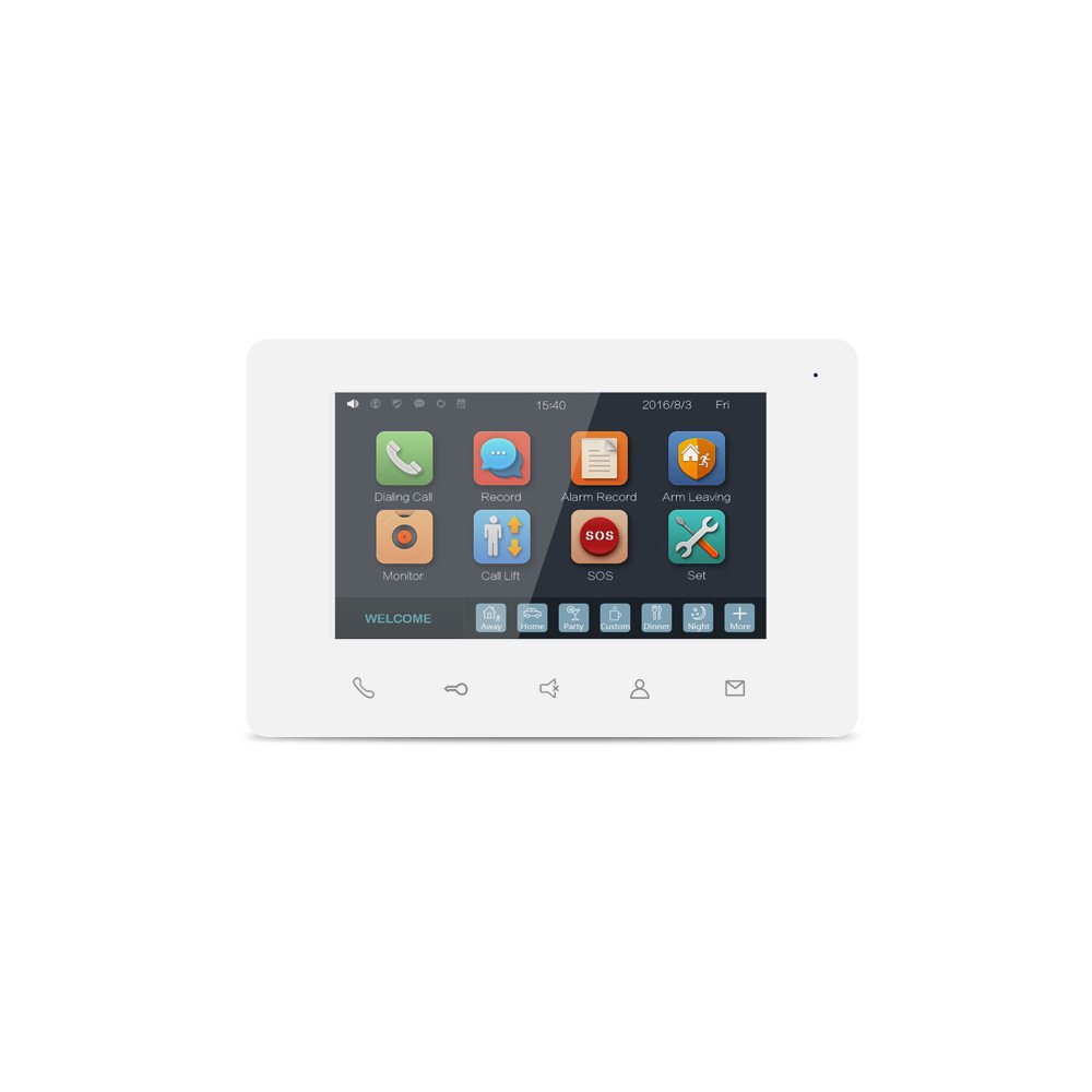 C5-IP-IS-07-W Wideodomophone monitorius IP 7" ViDiLine