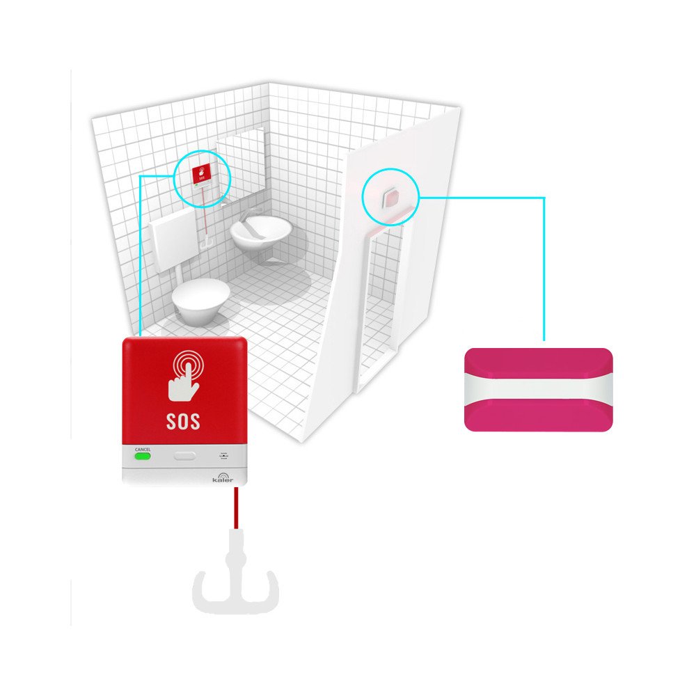 KALER calling system - toilet set for disabled people