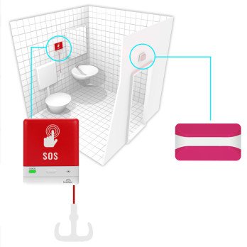 KALER calling system - toilet set for disabled people