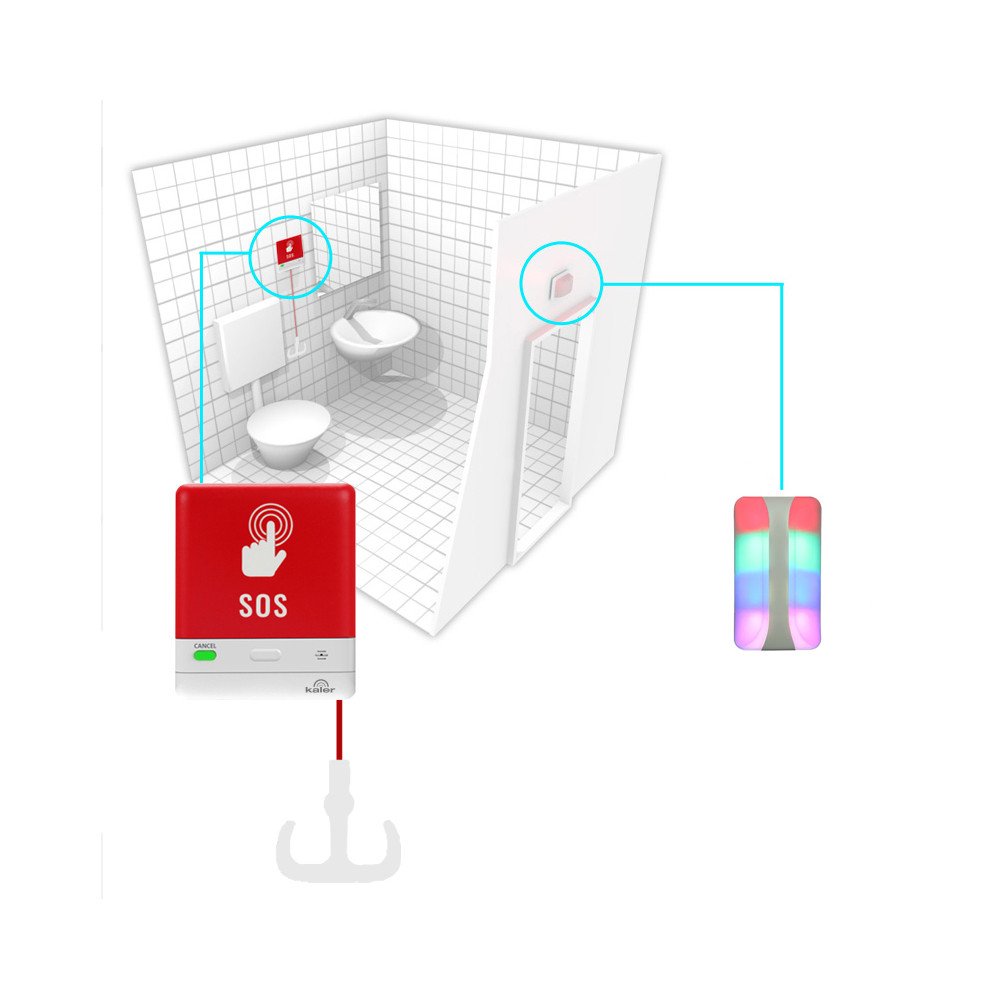 KALER calling system - toilet set for disabled people