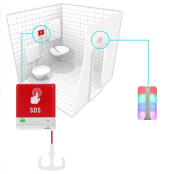 KALER calling system - toilet set for disabled people