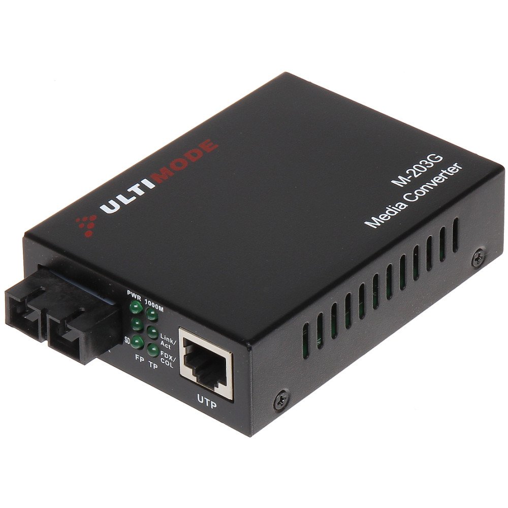 SINGLE-MODE MEDIA CONVERTER M-203G ULTIMODE