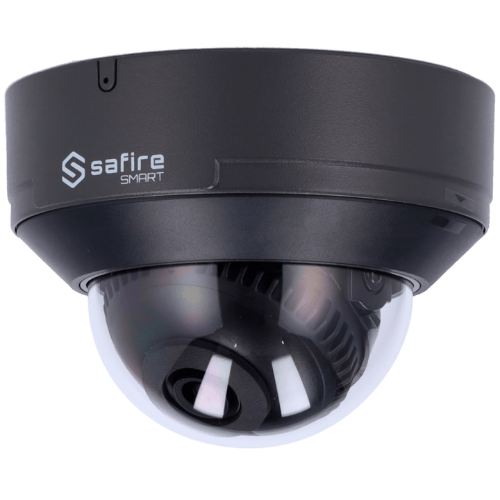 SAFIRE SMART SF-IPD040A-4E1-GREY 4 MP lauko kupolinė IP kamera su PoE, Wi-Fi, IP67, 30 m IR, 2,8 mm objektyvu