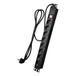 MARCA BLANCA PDU-8P1U-SWITCH 8-Outlet 1U Switched PDU with USB