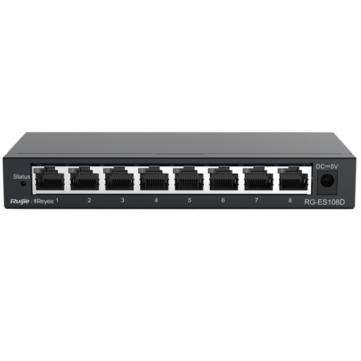 REYEE RG-ES108D 5 portu PoE slēdzis 100Mbps
