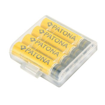 uzladejamas baterijas AAA 900mAh PATONA 4gab