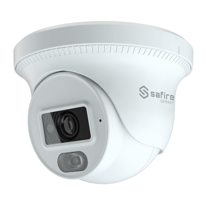 SAFIRE SMART SF-IPT010CA-4B1 4MP Turret IP Camera with Wi-Fi, PoE, IP67, White LED
