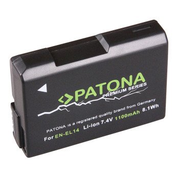 Akumuliatorius Nikon EN-EL14 1100mAh Li-Ion Premium