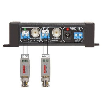 REPEATER VHD-15 SIGNALA PASTIPRINATAJS AHD, HD-CVI, HD-TVI