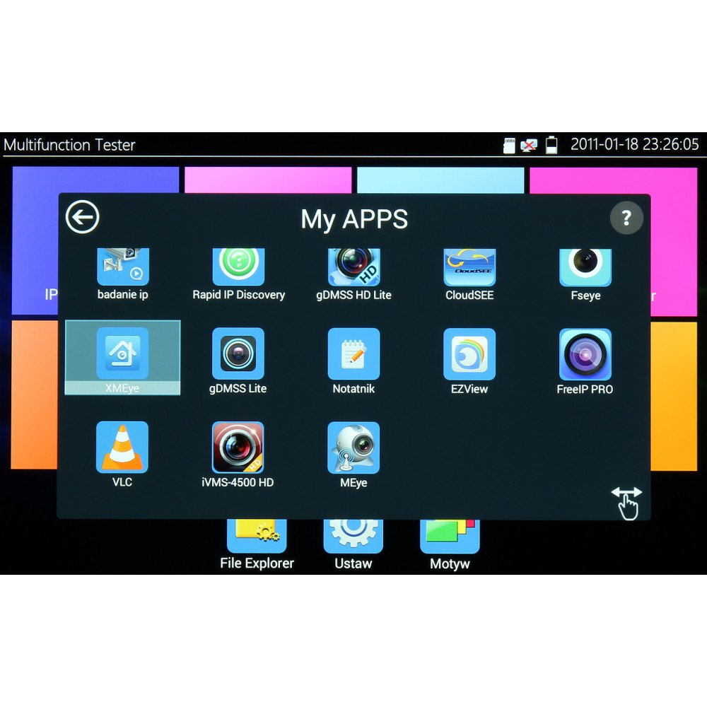 MULTIFUNCTIONAL CCTV TESTER CS-H8-70H 2Mpix PAL / NTSC