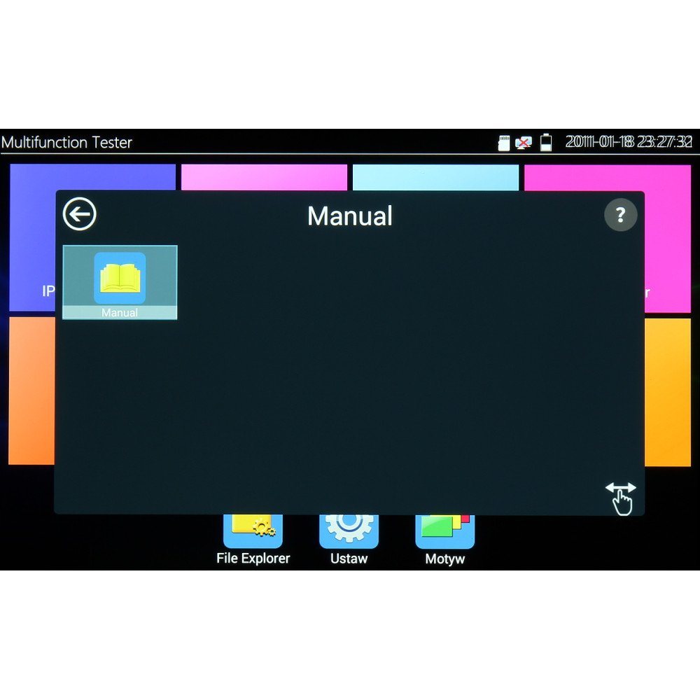 MULTIFUNCTIONAL CCTV TESTER CS-H8-70H 2Mpix PAL / NTSC