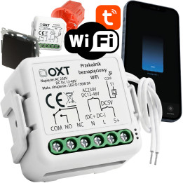 OXT minimoodul | Pingevaba relee AC 230V DC 5V 12-48V WiFi TUYA