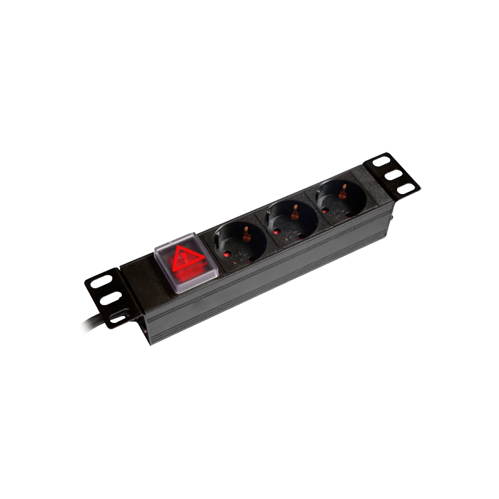 MARCA BLANCA PDU-3P1U-SW-10INCH 10" 1U pārslēdzams PDU
