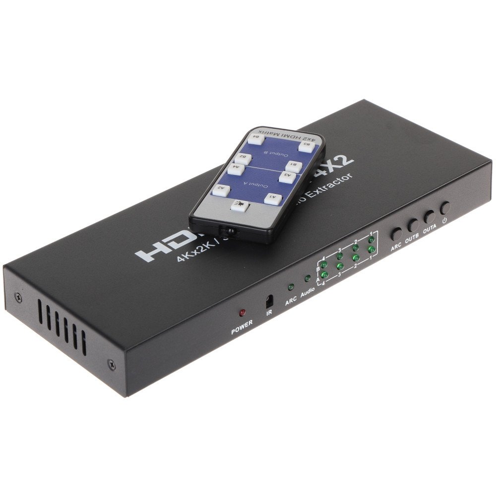 HDMI-SW-4/2-MATRIX SLEDZIS 4 IEEJAS 2 IZEJAS