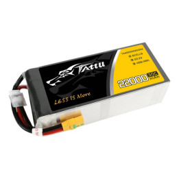 Tattu 22000mAh 22,2V 30C 6S1P Lipo aku koos XT90-S pistikuga