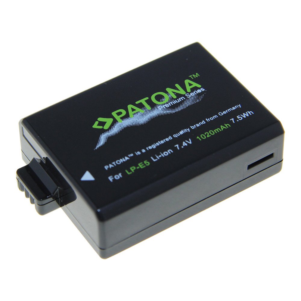 Aku Canon LP-E5 1020mAh Li-Ion Premium