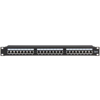 PATCH-PANEELI RJ-45 PP-24/RJ6-C/FTP-S