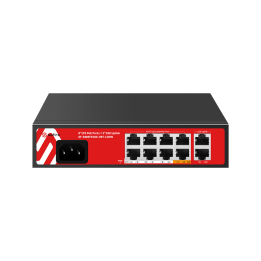 SAFIRE SF-SW8FE2GE-2BT-120W 8-Port PoE+ Managed Switch with 2 Gigabit Uplink Ports