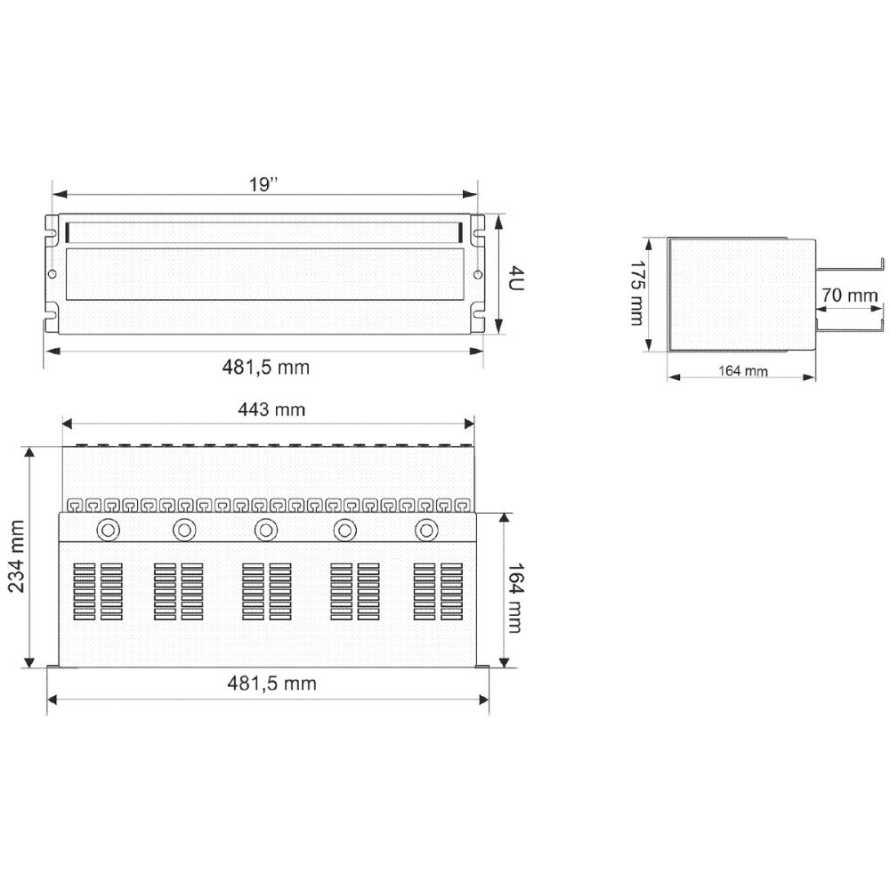 OBUDOWA A19-TS-35/OB-4U